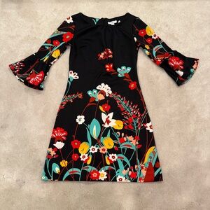 New York & Company Dress with Floral Design